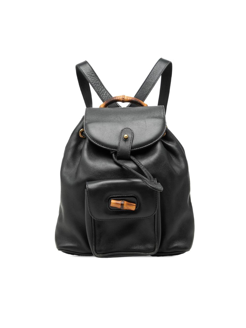 Gucci Calfskin Bamboo Drawstring #342906G42B
